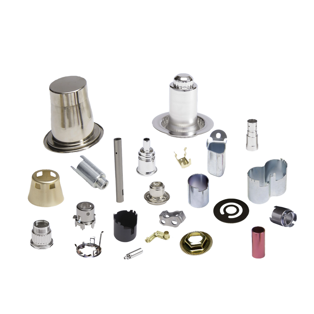 Deep-draw and stamped metal components